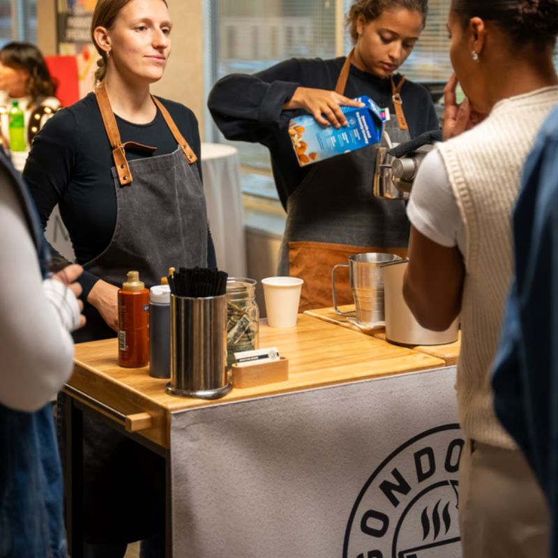 Gondolier Coffee mobile espresso bar catering an event in Bloomington, Minnesota